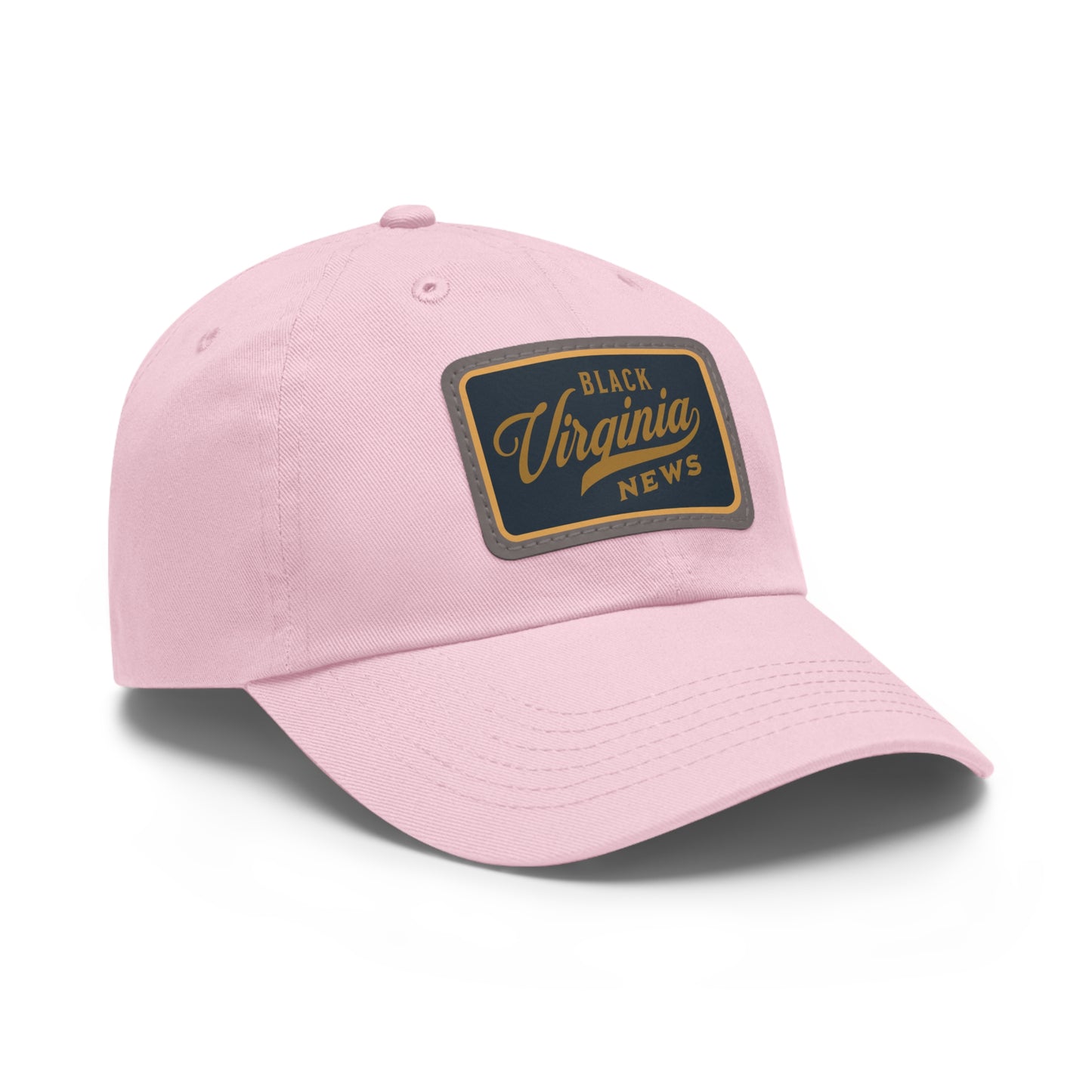 Black Virginia News Patch Cap
