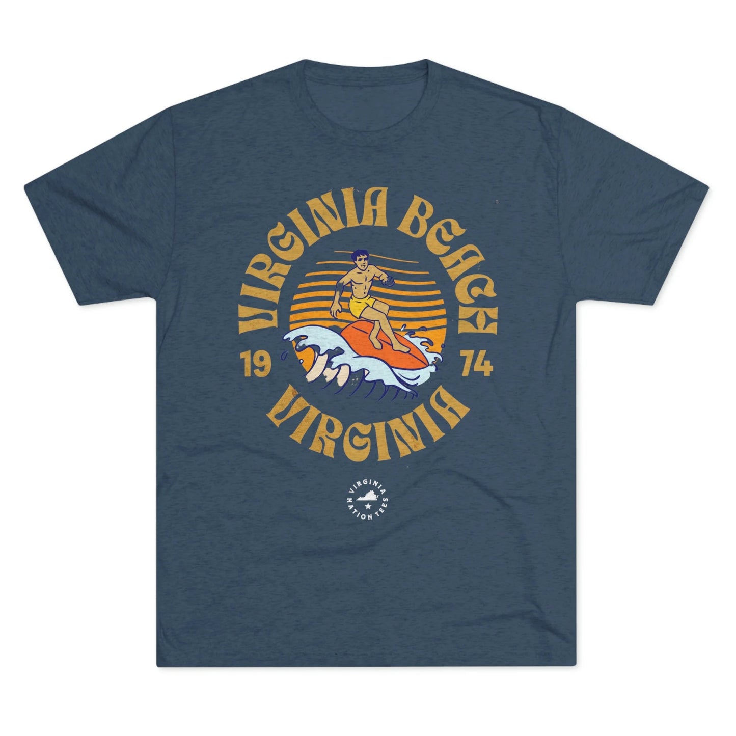 Virginia Beach Surfer Tee