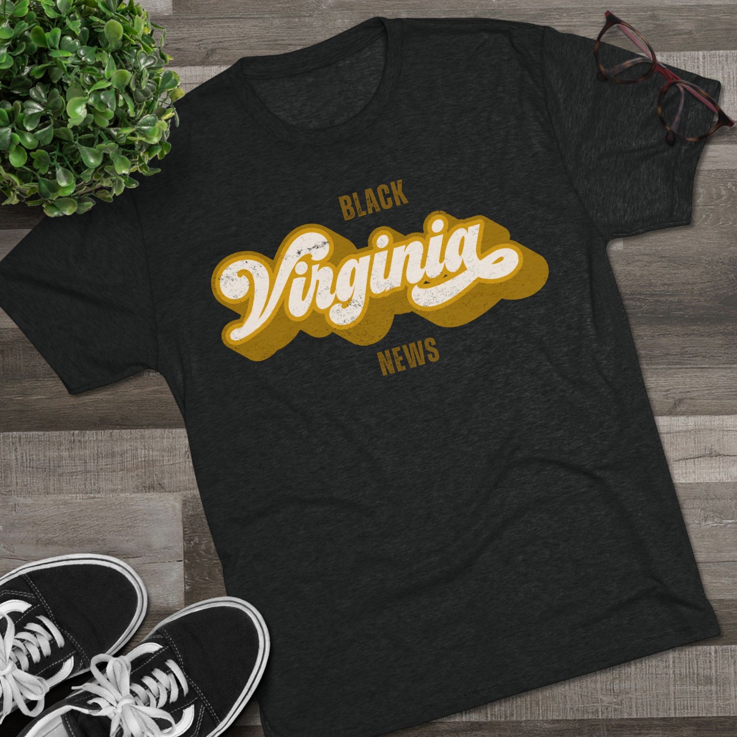 Black Virginia 70s Tri-Blend