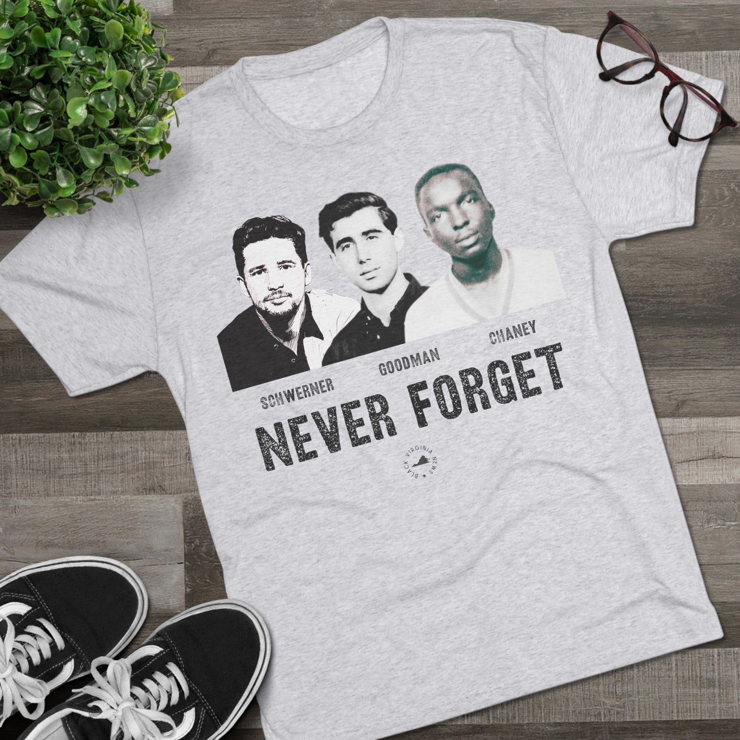 Schwerner. Goodman. Chaney. Tribute Tee