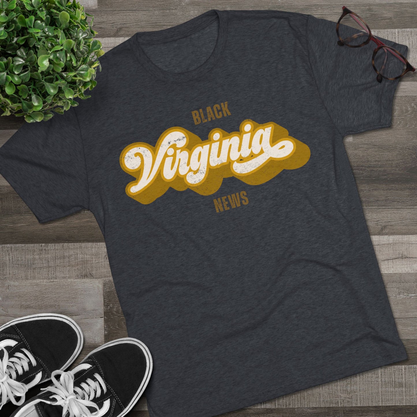 Black Virginia 70s Tri-Blend