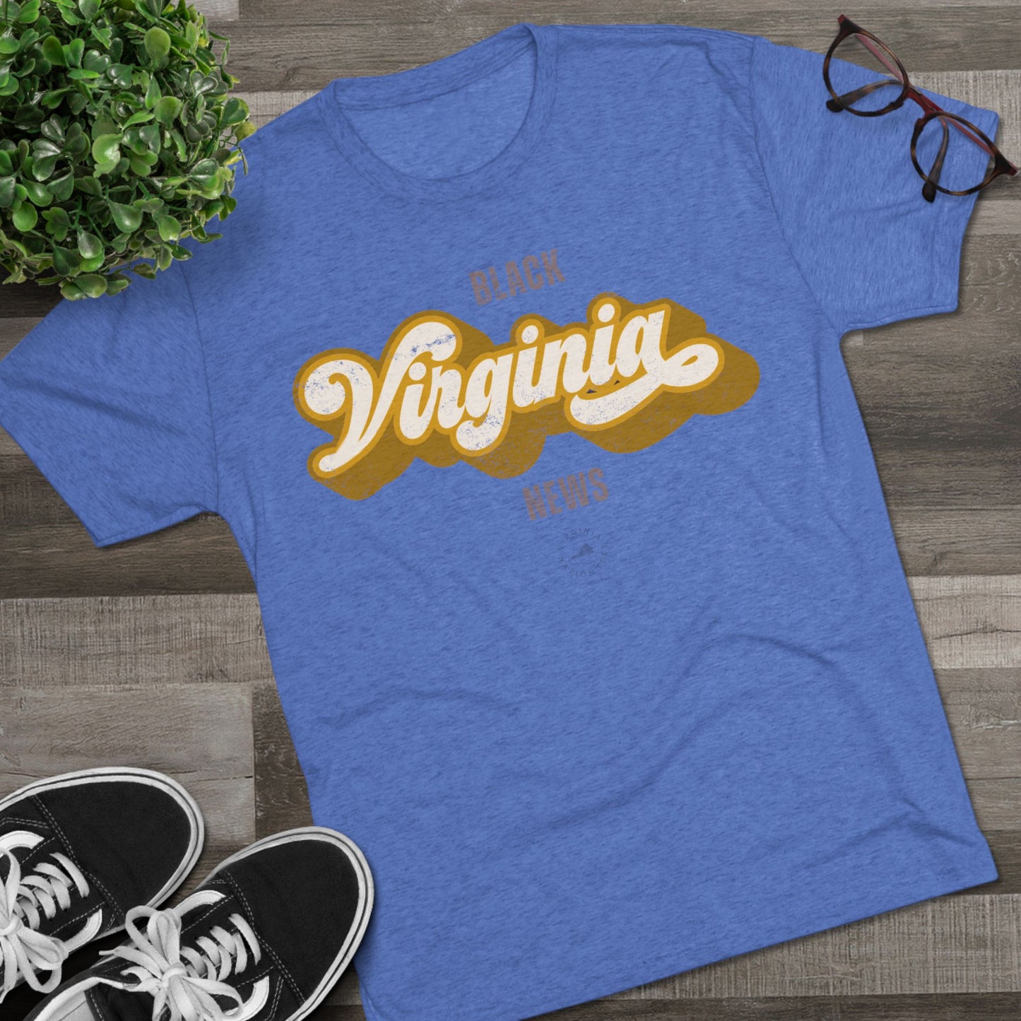 Black Virginia 70s Tri-Blend