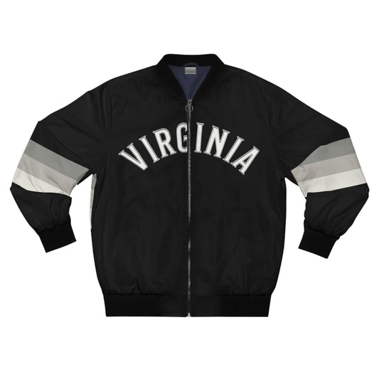 Virginia Gray Stripes Bomber